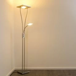 Hofstein Notigi Deckenfluter LED Nickel-Matt, 2-flammig, Fernbedienung, Farbwechsler 44 Hofstein Notigi Deckenfluter LED Nickel-Matt, 2-flammig, Fernbedienung, Farbwechsler -Bürolampen Verkäufe notigi deckenfluter h000632 11