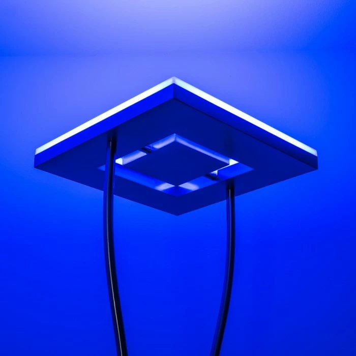 Hofstein Notigi Deckenfluter LED Nickel-Matt, 2-flammig, Fernbedienung, Farbwechsler 22 Hofstein Notigi Deckenfluter LED Nickel-Matt, 2-flammig, Fernbedienung, Farbwechsler – Bild 22