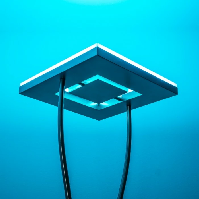 Hofstein Notigi Deckenfluter LED Nickel-Matt, 2-flammig, Fernbedienung, Farbwechsler 24 Hofstein Notigi Deckenfluter LED Nickel-Matt, 2-flammig, Fernbedienung, Farbwechsler – Bild 24