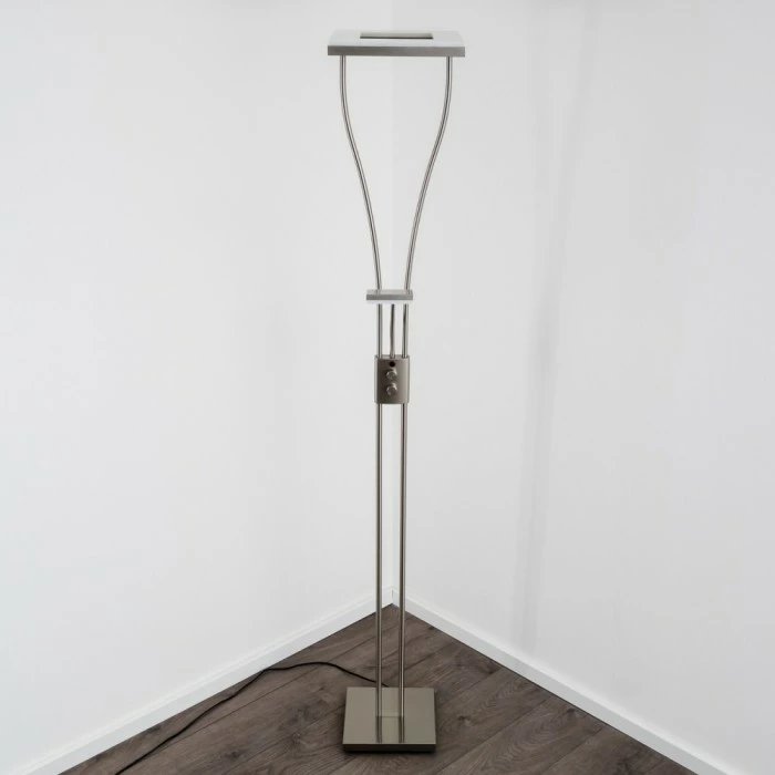 Hofstein Notigi Deckenfluter LED Nickel-Matt, 2-flammig, Fernbedienung, Farbwechsler 26 Hofstein Notigi Deckenfluter LED Nickel-Matt, 2-flammig, Fernbedienung, Farbwechsler – Bild 26