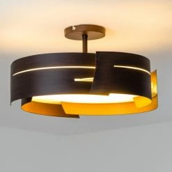 Hofstein Novara Deckenleuchte Braun, 3-flammig -Bürolampen Verkäufe novara deckenleuchte h383 5