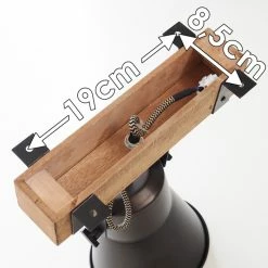 Hofstein Oksbol Deckenspot Grau, Hellbraun, Stahl gebürstet, 1-flammig 23 Hofstein Oksbol Deckenspot Grau, Hellbraun, Stahl gebürstet, 1-flammig -Bürolampen Verkäufe oksbol deckenspot h3350140 2