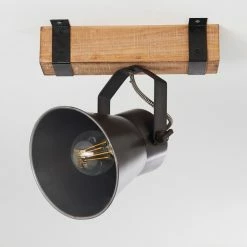 Hofstein Oksbol Deckenspot Grau, Hellbraun, Stahl gebürstet, 1-flammig 27 Hofstein Oksbol Deckenspot Grau, Hellbraun, Stahl gebürstet, 1-flammig -Bürolampen Verkäufe oksbol deckenspot h3350140 6