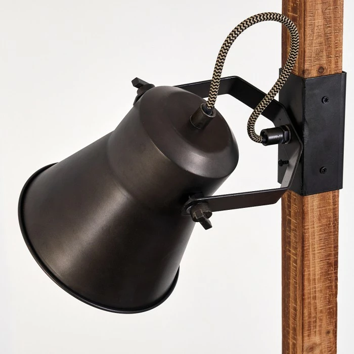 Hofstein Oksbol Stehleuchte Grau, Dunkelbraun, Stahl gebürstet, 2-flammig 12 Hofstein Oksbol Stehleuchte Grau, Dunkelbraun, Stahl gebürstet, 2-flammig – Bild 12