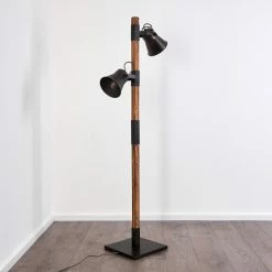 Hofstein Oksbol Stehleuchte Grau, Dunkelbraun, Stahl gebürstet, 2-flammig 32 Hofstein Oksbol Stehleuchte Grau, Dunkelbraun, Stahl gebürstet, 2-flammig -Bürolampen Verkäufe oksbol stehleuchte h3350362 14