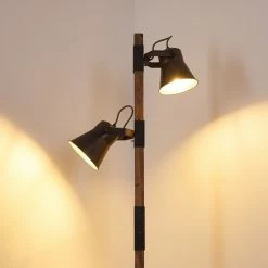 Hofstein Oksbol Stehleuchte Grau, Dunkelbraun, Stahl gebürstet, 2-flammig 21 Hofstein Oksbol Stehleuchte Grau, Dunkelbraun, Stahl gebürstet, 2-flammig -Bürolampen Verkäufe oksbol stehleuchte h3350362 3