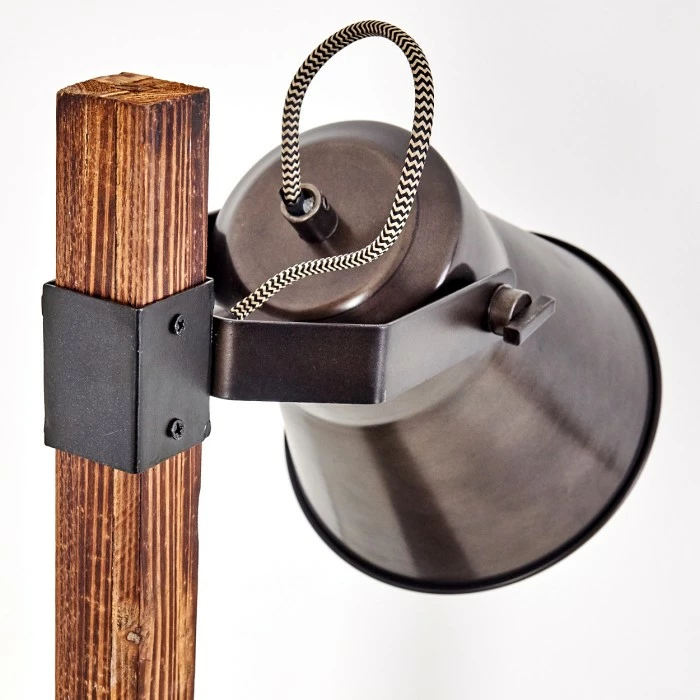 Hofstein Oksbol Tischleuchte Grau, Dunkelbraun, Stahl gebürstet, 1-flammig 18 Hofstein Oksbol Tischleuchte Grau, Dunkelbraun, Stahl gebürstet, 1-flammig – Bild 18