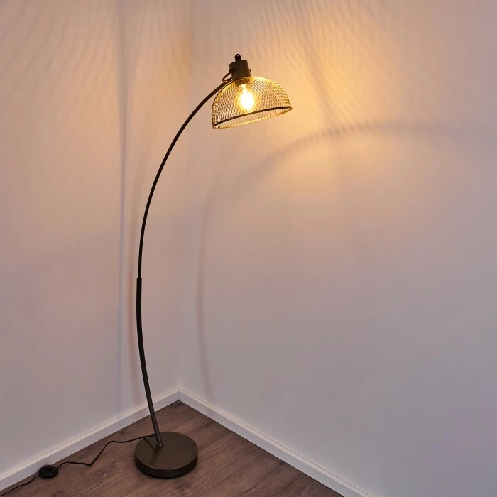 Hofstein Oksevej Stehleuchte Chrom, 1-flammig 8 Hofstein Oksevej Stehleuchte Chrom, 1-flammig – Bild 8