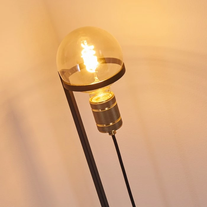 Hofstein Okudari Stehleuchte Messing, Schwarz, Gold, 1-flammig 6 Hofstein Okudari Stehleuchte Messing, Schwarz, Gold, 1-flammig – Bild 6