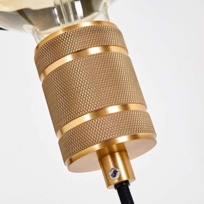 Hofstein Okudari Stehleuchte Messing, Schwarz, Gold, 1-flammig 10 Hofstein Okudari Stehleuchte Messing, Schwarz, Gold, 1-flammig – Bild 10