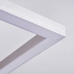 Hofstein Omega Deckenleuchte LED Nickel-Matt, 1-flammig -Bürolampen Verkäufe omega deckenleuchte h3436516 2