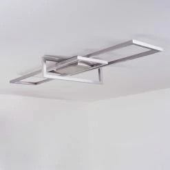 Hofstein Omega Deckenleuchte LED Nickel-Matt, 1-flammig -Bürolampen Verkäufe omega deckenleuchte h3436516 7