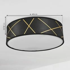 Hofstein Opatija Deckenleuchte Schwarz, Weiß, Gold, 3-flammig -Bürolampen Verkäufe opatija deckenleuchte h3434031 2