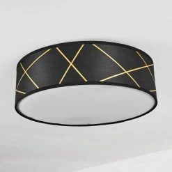 Hofstein Opatija Deckenleuchte Schwarz, Weiß, Gold, 3-flammig -Bürolampen Verkäufe opatija deckenleuchte h3434031 5