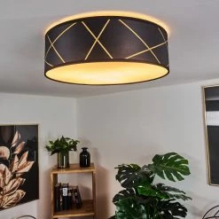 Hofstein Opatija Deckenleuchte Schwarz, Weiß, Gold, 3-flammig -Bürolampen Verkäufe opatija deckenleuchte h3434031 6