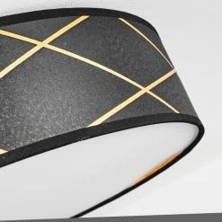 Hofstein Opatija Deckenleuchte LED Schwarz, Weiß, Gold, 1-flammig -Bürolampen Verkäufe opatija deckenleuchte h3434055 2