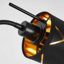 Hofstein Opatija Stehleuchte Chrom, Schwarz, 2-flammig -Bürolampen Verkäufe opatija stehleuchte h3421659 2