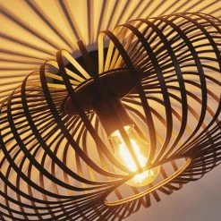 Hofstein Oravi Deckenleuchte Schwarz, 1-flammig -Bürolampen Verkäufe oravi deckenleuchte h3442708 5