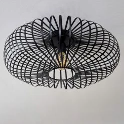 Hofstein Oravi Deckenleuchte Schwarz, 1-flammig -Bürolampen Verkäufe oravi deckenleuchte h3444467 7