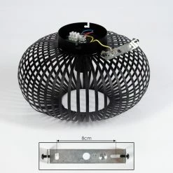 Hofstein Oravi Deckenleuchte Schwarz, 1-flammig -Bürolampen Verkäufe oravi deckenleuchte h3444504 4