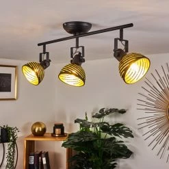 Hofstein Osina Deckenleuchte Schwarz, 3-flammig -Bürolampen Verkäufe osina deckenleuchte h3017586 6