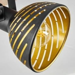 Hofstein Osina Deckenleuchte Schwarz, Braun, 1-flammig -Bürolampen Verkäufe osina deckenleuchte h3432846 2