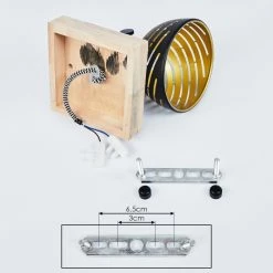 Hofstein Osina Deckenleuchte Schwarz, Braun, 1-flammig -Bürolampen Verkäufe osina deckenleuchte h3432846 4