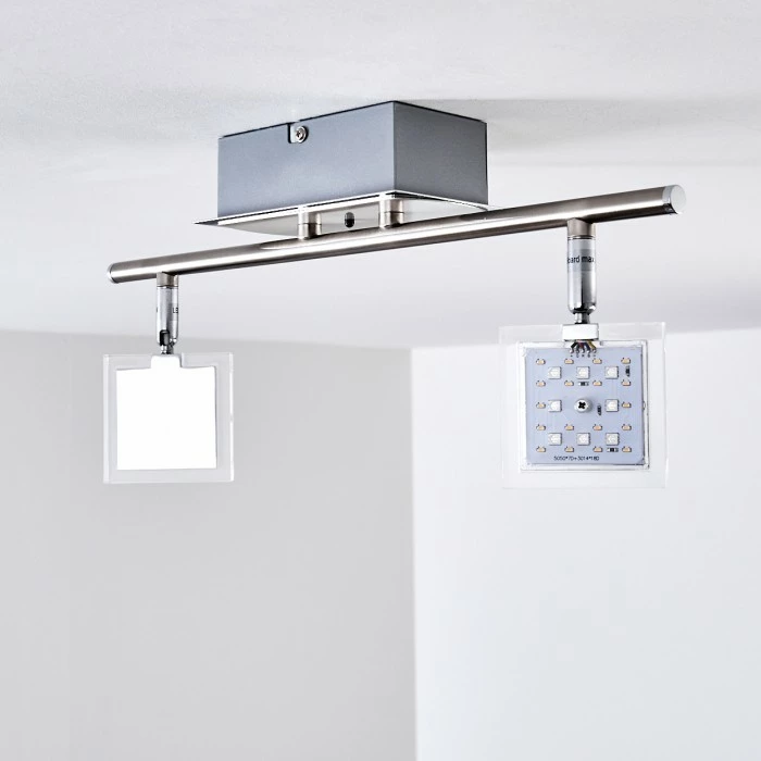 Hofstein Oxford Deckenleuchte LED Chrom, 2-flammig, Fernbedienung, Farbwechsler 16 Hofstein Oxford Deckenleuchte LED Chrom, 2-flammig, Fernbedienung, Farbwechsler – Bild 16