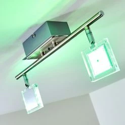 Hofstein Oxford Deckenleuchte LED Chrom, 2-flammig, Fernbedienung, Farbwechsler 28 Hofstein Oxford Deckenleuchte LED Chrom, 2-flammig, Fernbedienung, Farbwechsler -Bürolampen Verkäufe oxford deckenleuchte h3009765 4