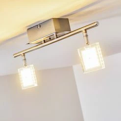 Hofstein Oxford Deckenleuchte LED Chrom, 2-flammig, Fernbedienung, Farbwechsler 33 Hofstein Oxford Deckenleuchte LED Chrom, 2-flammig, Fernbedienung, Farbwechsler -Bürolampen Verkäufe oxford deckenleuchte h3009765 9