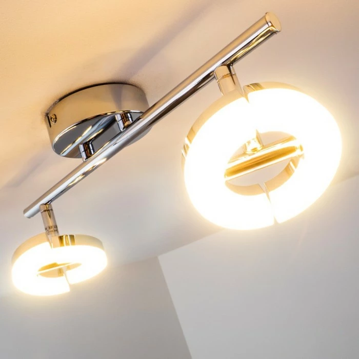 Hofstein Paris Deckenspot LED Chrom, 2-flammig 16 Hofstein Paris Deckenspot LED Chrom, 2-flammig – Bild 16