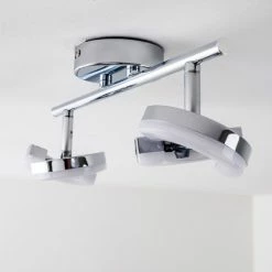 Hofstein Paris Deckenspot LED Chrom, 2-flammig 21 Hofstein Paris Deckenspot LED Chrom, 2-flammig -Bürolampen Verkäufe paris deckenspot h167701 4