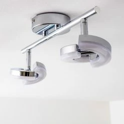 Hofstein Paris Deckenspot LED Chrom, 2-flammig 24 Hofstein Paris Deckenspot LED Chrom, 2-flammig -Bürolampen Verkäufe paris deckenspot h167701 7