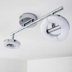 Hofstein Paris Deckenspot LED Chrom, 2-flammig 26 Hofstein Paris Deckenspot LED Chrom, 2-flammig -Bürolampen Verkäufe paris deckenspot h167701 9