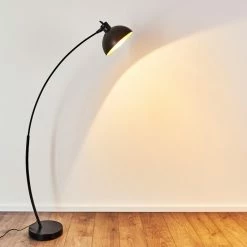 Hofstein Parola Stehlampe Schwarz, 1-flammig -Bürolampen Verkäufe parola stehlampe h3092415 do1 7