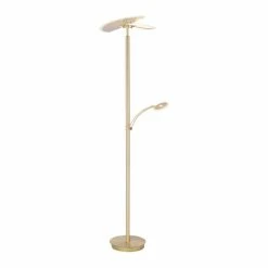 Paul Neuhaus Leuchten Paul Neuhaus ARTUR Stehleuchte LED Messing, 1-flammig -Bürolampen Verkäufe paul neuhaus artur stehleuchte 673 60 2