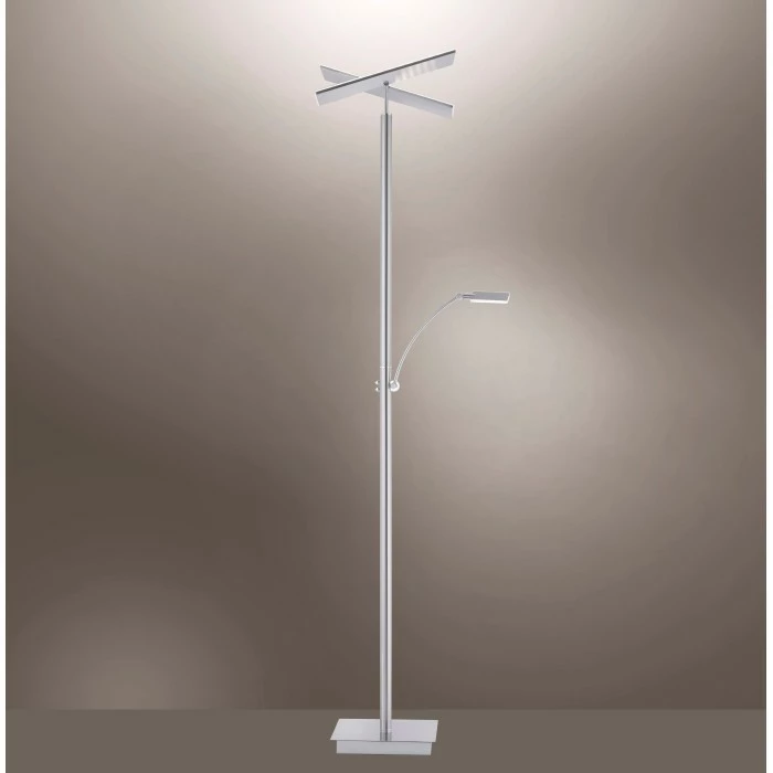 Paul Neuhaus Leuchten Paul Neuhaus ARTUR Stehleuchte LED Edelstahl, 2-flammig 9 Paul Neuhaus Leuchten Paul Neuhaus ARTUR Stehleuchte LED Edelstahl, 2-flammig – Bild 9