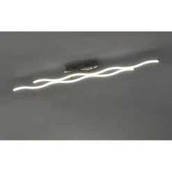 Paul Neuhaus Leuchten Paul Neuhaus Emma Deckenleuchte LED Edelstahl, 2-flammig -Bürolampen Verkäufe paul neuhaus emma deckenleuchte 8450 172 4