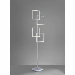 Paul Neuhaus Leuchten Paul Neuhaus INIGO Stehleuchte LED Edelstahl, 4-flammig, Fernbedienung -Bürolampen Verkäufe paul neuhaus inigo stehleuchte 817 55 4