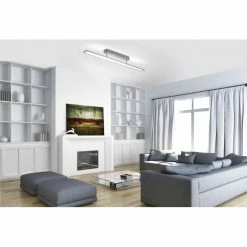 Paul Neuhaus Leuchten Paul Neuhaus NIKA Deckenleuchte LED Aluminium, 1-flammig -Bürolampen Verkäufe paul neuhaus nika deckenleuchte 6565 95 2