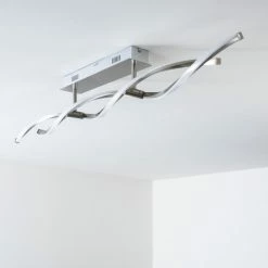 Paul Neuhaus Leuchten Paul Neuhaus POLINA Deckenleuchte LED Edelstahl, 2-flammig -Bürolampen Verkäufe paul neuhaus polina deckenleuchte 9143 55 17