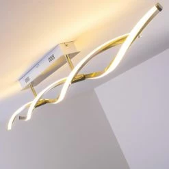 Paul Neuhaus Leuchten Paul Neuhaus POLINA Deckenleuchte LED Edelstahl, 2-flammig -Bürolampen Verkäufe paul neuhaus polina deckenleuchte 9143 55 3