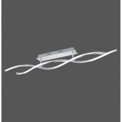 Paul Neuhaus Leuchten Paul Neuhaus Polina Deckenleuchte LED Edelstahl, 2-flammig