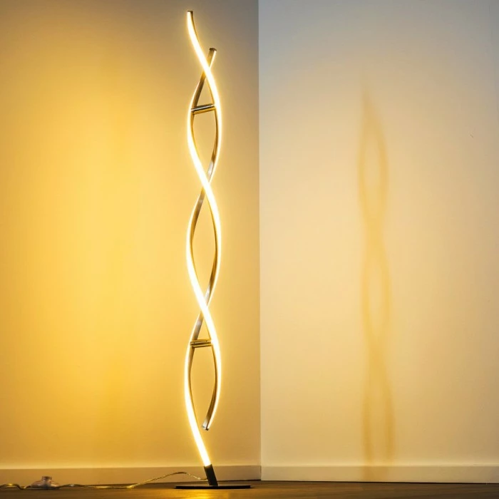 Paul Neuhaus Leuchten Paul Neuhaus POLINA Stehleuchte LED Edelstahl, 2-flammig 10 Paul Neuhaus Leuchten Paul Neuhaus POLINA Stehleuchte LED Edelstahl, 2-flammig – Bild 10