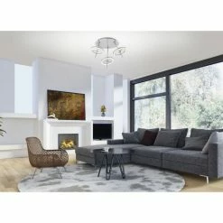 Paul Neuhaus Q-Serie Paul Neuhaus Q-AMY Deckenleuchte LED Edelstahl, 6-flammig, Fernbedienung 9 Paul Neuhaus Q-Serie Paul Neuhaus Q-AMY Deckenleuchte LED Edelstahl, 6-flammig, Fernbedienung -Bürolampen Verkäufe paul neuhaus q amy deckenleuchte 6891 55 2