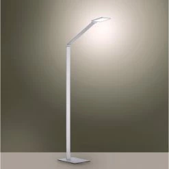 Paul Neuhaus Q-Serie Paul Neuhaus Q-HANNES Stehleuchte LED Silber, 1-flammig, Fernbedienung -Bürolampen Verkäufe paul neuhaus q hannes stehleuchte 487 95 5