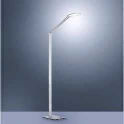 Paul Neuhaus Q-Serie Paul Neuhaus Q-HANNES Stehleuchte LED Silber, 1-flammig, Fernbedienung -Bürolampen Verkäufe paul neuhaus q hannes stehleuchte 487 95 7