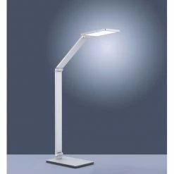 Paul Neuhaus Q-Serie Paul Neuhaus Q-HANNES Tischleuchte LED Silber, 1-flammig, Fernbedienung -Bürolampen Verkäufe paul neuhaus q hannes tischleuchte 4875 95 10