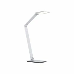 Paul Neuhaus Q-Serie Paul Neuhaus Q-HANNES Tischleuchte LED Silber, 1-flammig, Fernbedienung -Bürolampen Verkäufe paul neuhaus q hannes tischleuchte 4875 95 5