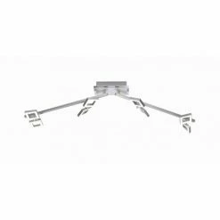 Paul Neuhaus Leuchten Paul Neuhaus TWINS Deckenleuchte LED Edelstahl, 8-flammig